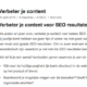SEO content, waar let je op